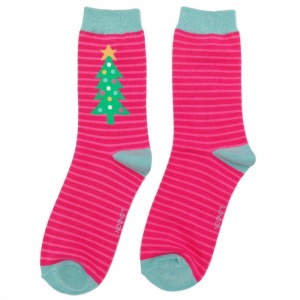 Bamboo Socks - Christmas Tree